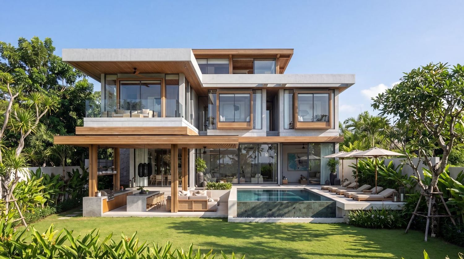 Terra villa exterior