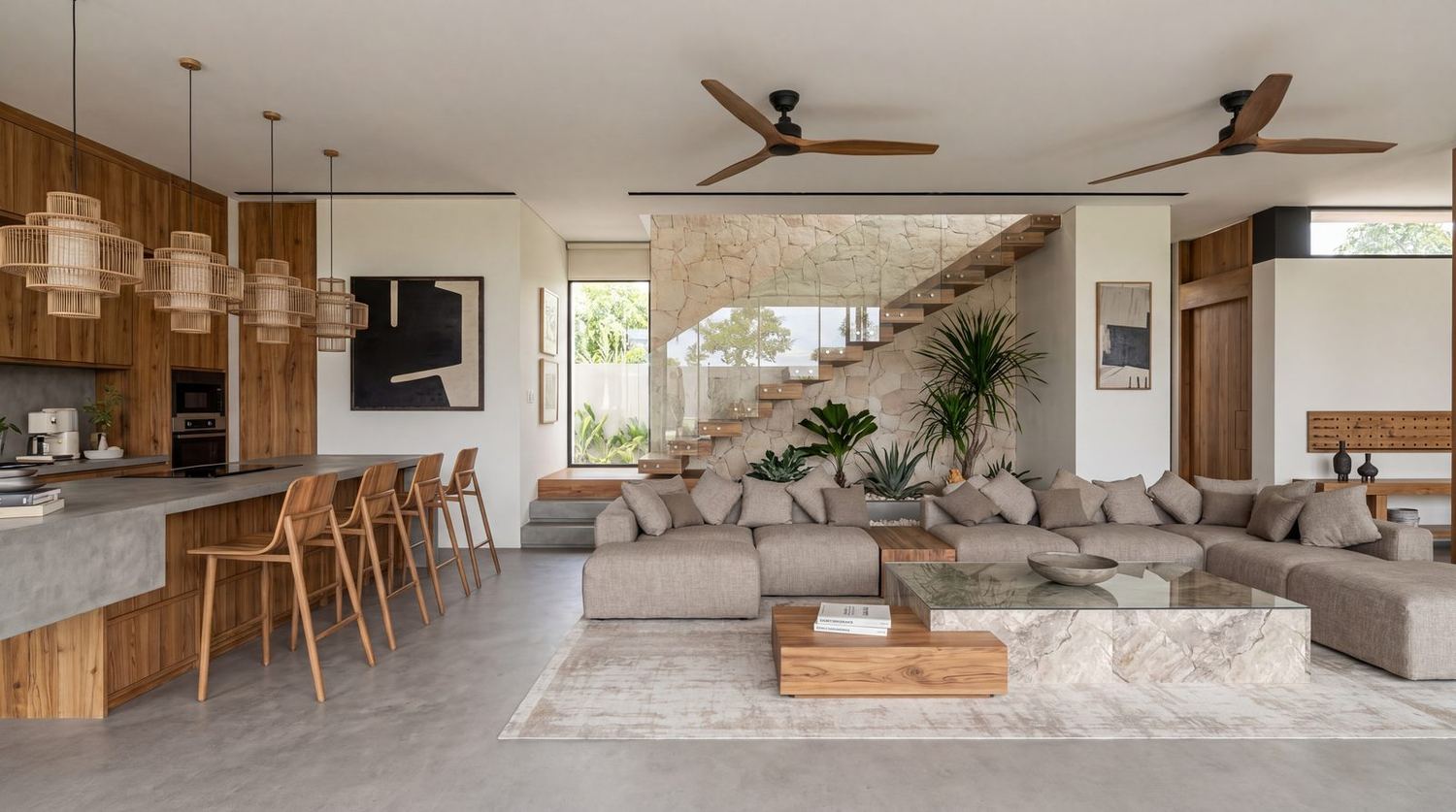 Terra villa interior
